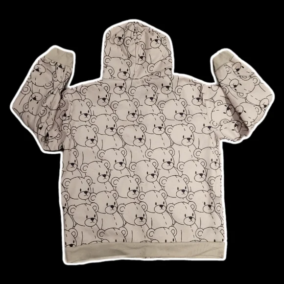 beige hoodie bears harajuku new preppy - Picture 3 of 3